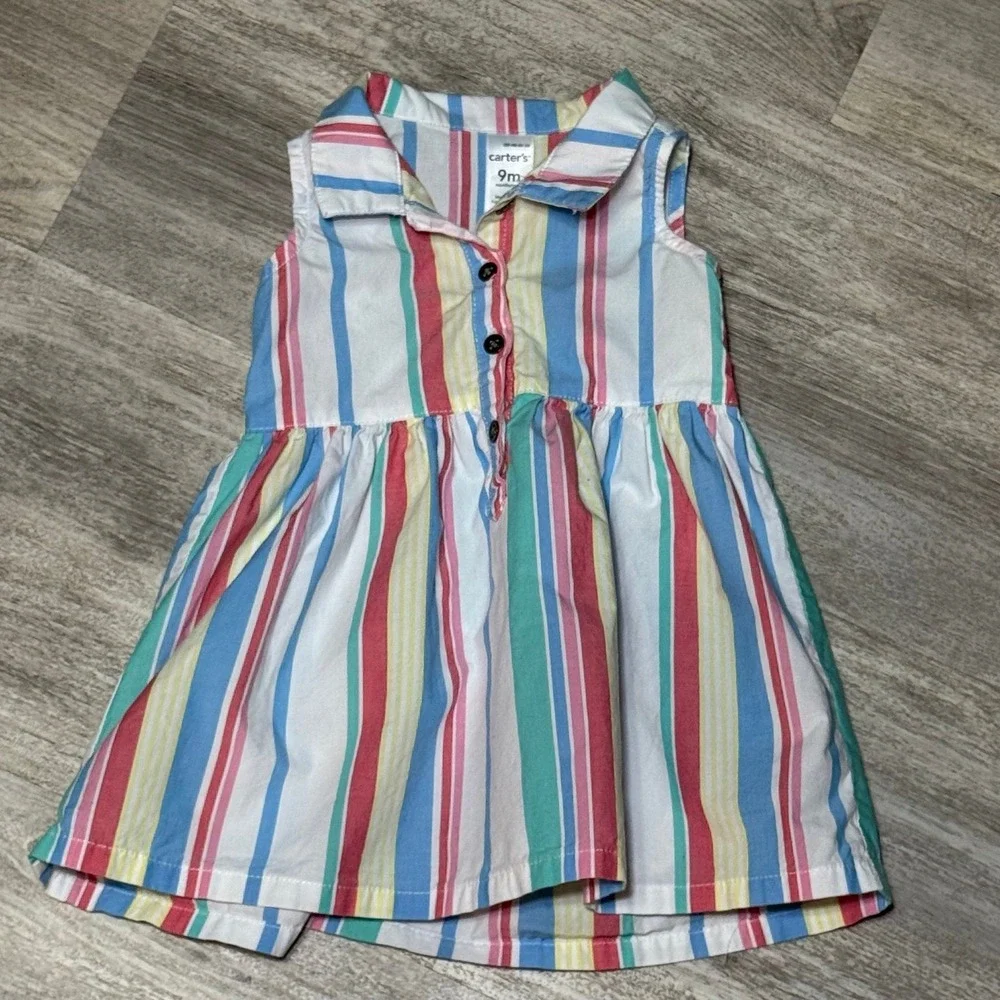 Carter's 9‎ months striped baby dress